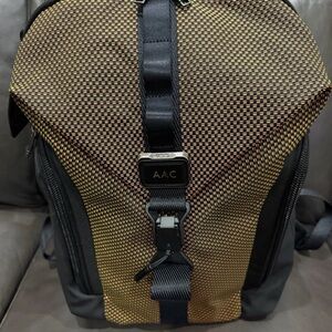 Tumi Black and Tan Men's Backpack